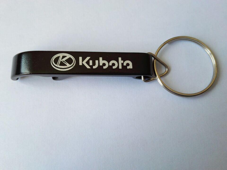 Flessenopener sleutelhanger van aluminium met uw logo image
