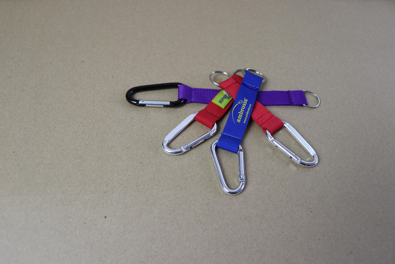 Aluminium karabijnhaak Sleutelhanger image