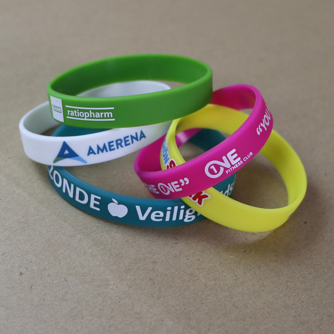 Siliconen polsbandjes 12mm foto