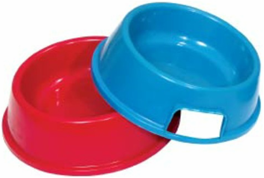 Voerbak huisdieren medium in uw eigen kleur (18 x 14 x 5.5cm) image