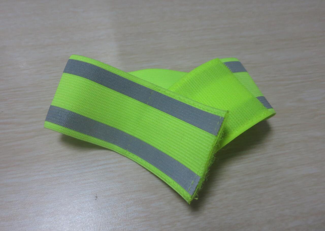 Elastische reflecterende armband 5cm breed image