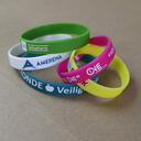 Siliconen polsbandjes 12mm foto
