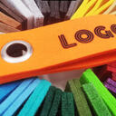 Polyester felt keychain image