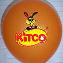 Bedrukte 12" (30cm) ballon met uw logo of ontwerp image