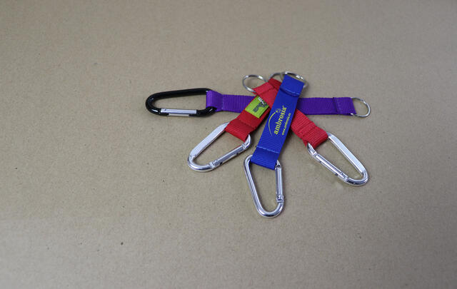 Aluminium karabijnhaak Sleutelhanger image