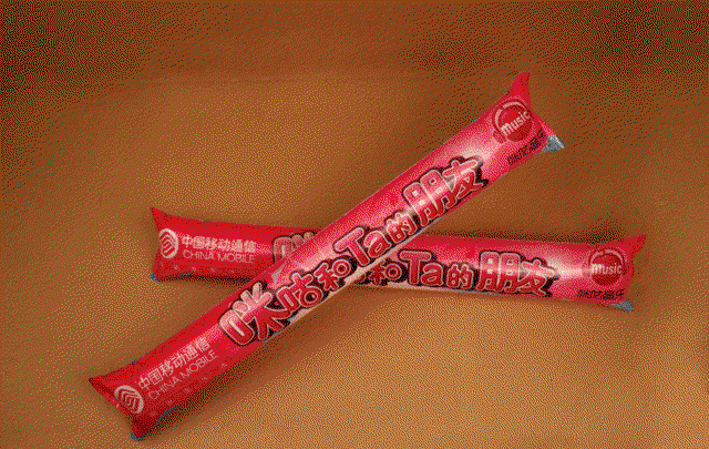 Opblaasbare klapsticks 60x10cm image
