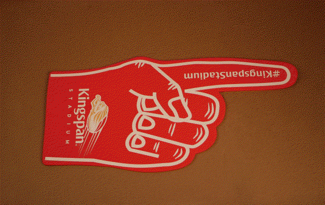 Giant foam hands printed with your logo image