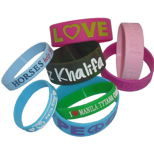 Silicone wristbands