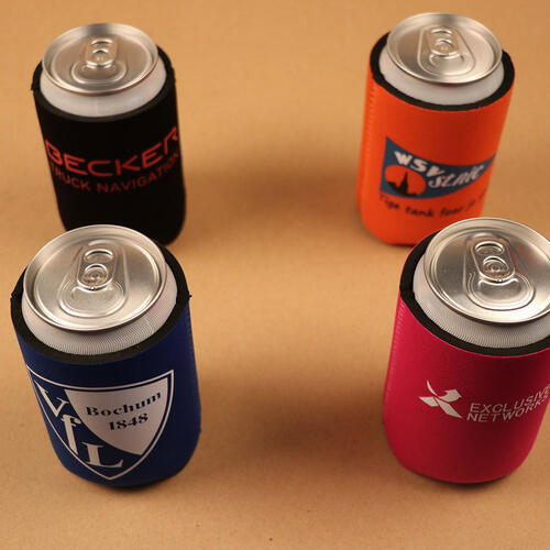 Blikjeskoeler neopreen 33cl met uw eigen bedrukking image