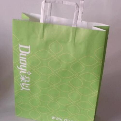 Krafpapieren tas 32x39hx11cm gedrukt naar uw ontwerp image