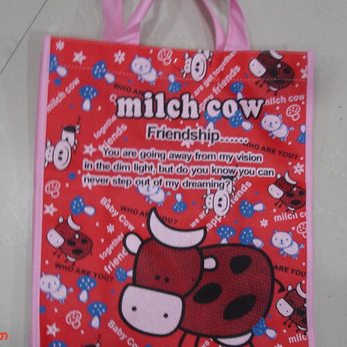 Custom printed PP non-woven bag 41x41x9cm image