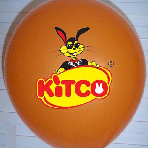 Latex ballon 10" (25cm) bedrukt met uw logo of ontwerp image